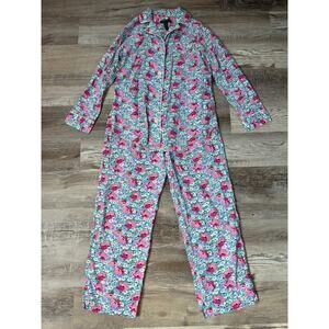 Lauren Ralph Lauren Floral Cotton Pajama Set - Size Small